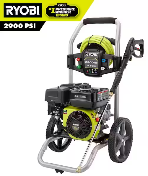 Ryobi 2900 PSI 2.5 GPM Gas Pressure Washer