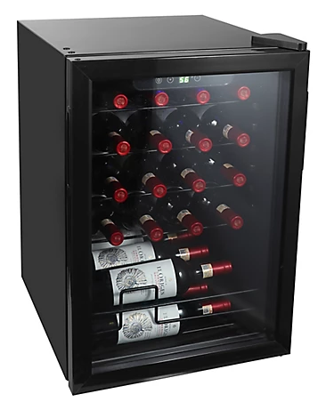 Hamilton Beach 22-Bottle Wine & Beverage Cooler - Platinum Finish