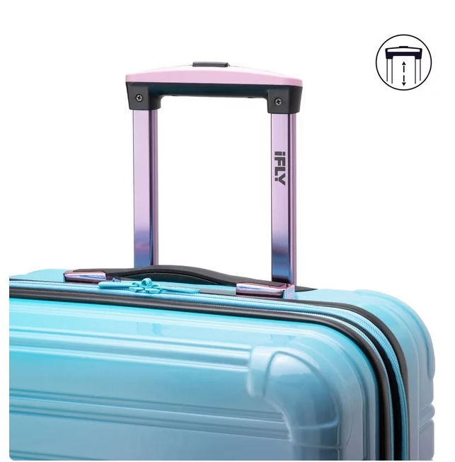 iFLY Fibertech Hardside Expandable Luggage Set, Ombre